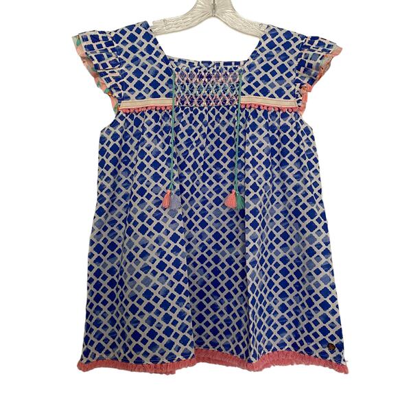 NWT MATILDA JANE Girls Sz 14 Wandering Waters 435 Top Blouse Flutter Sleeves - Picture 3 of 12